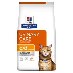 Hill’s Prescription Diet c/d Cухой корм для кошек по уходу за мочевыделительной системой, с курицей, 8 кг