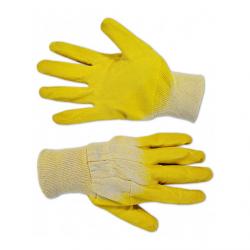 Перчатки стекольщика (б/п, желтое латексное покрытие на ладони) Technics