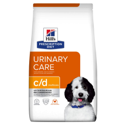 Hill's Prescription Diet c/d Сухой корм для собак уход за мочевыделительной системой, с курицей, 4 кг