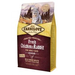 Carnilove Fresh Chicken and Rabbit for Adult cats 2 kg 