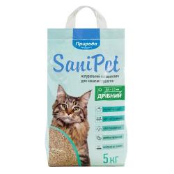 Наповнювач туалета для котів Природа Sani Pet 5 кг (бентонітовий дрібний)