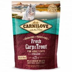 Carnilove Fresh Carp and Trout Sterilised for Adult cats 400 g 