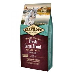 Carnilove Fresh Carp and Trout Sterilised for Adult cats 6 kg 