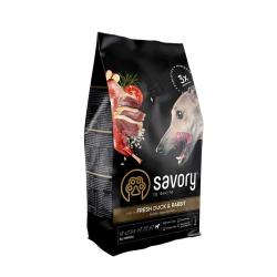Savory Adult All Breeds rich in Fresh Duck and Rabbit 3 kg