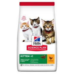 Hill's Science Plan Kitten Сухой корм для котят и кошек в период беременности и лактации, с курицей, 3 кг.