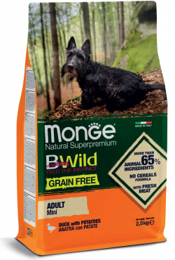 Monge dog корм bw gr fr mini качка 2,5 кг