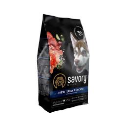 Savory Junior Large rich in Fresh Turkey and Chicken 3 kg