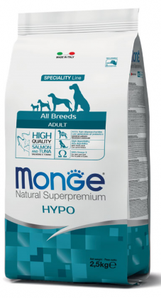 Monge dog корм all breeds hypo лос з тунц гіпоал 2,5 кг