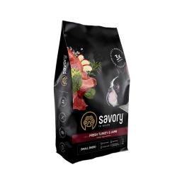 Savory Small Breed rich in Fresh Turkey and Lamb 8 kg