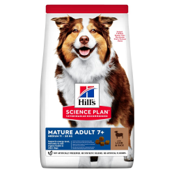 Hill’s Science Plan Mature Adult 7+ Medium Breed Сухой корм для зрелых собак средних пород от 7 лет, с ягненком и рисом, 14 кг