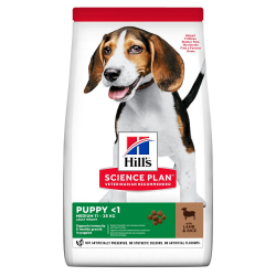 Hill’s Science Plan Puppy Medium Breed Сухой корм для щенков средних пород, с ягненком и рисом, 14 кг