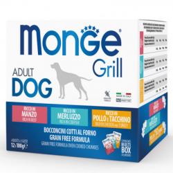 Monge dog корм grill mix тріск інд з курк ялов 1,2 кг