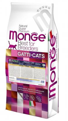 Monge cat корм bw low grain заєць 10 кг