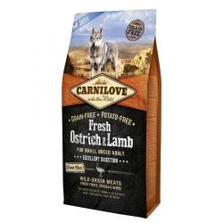 Carnilove Fresh Ostrich and Lamb for Small Breed Dogs 6 kg 